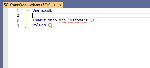 Statement ready for columns
