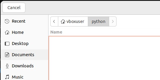 python directory under user home directory"